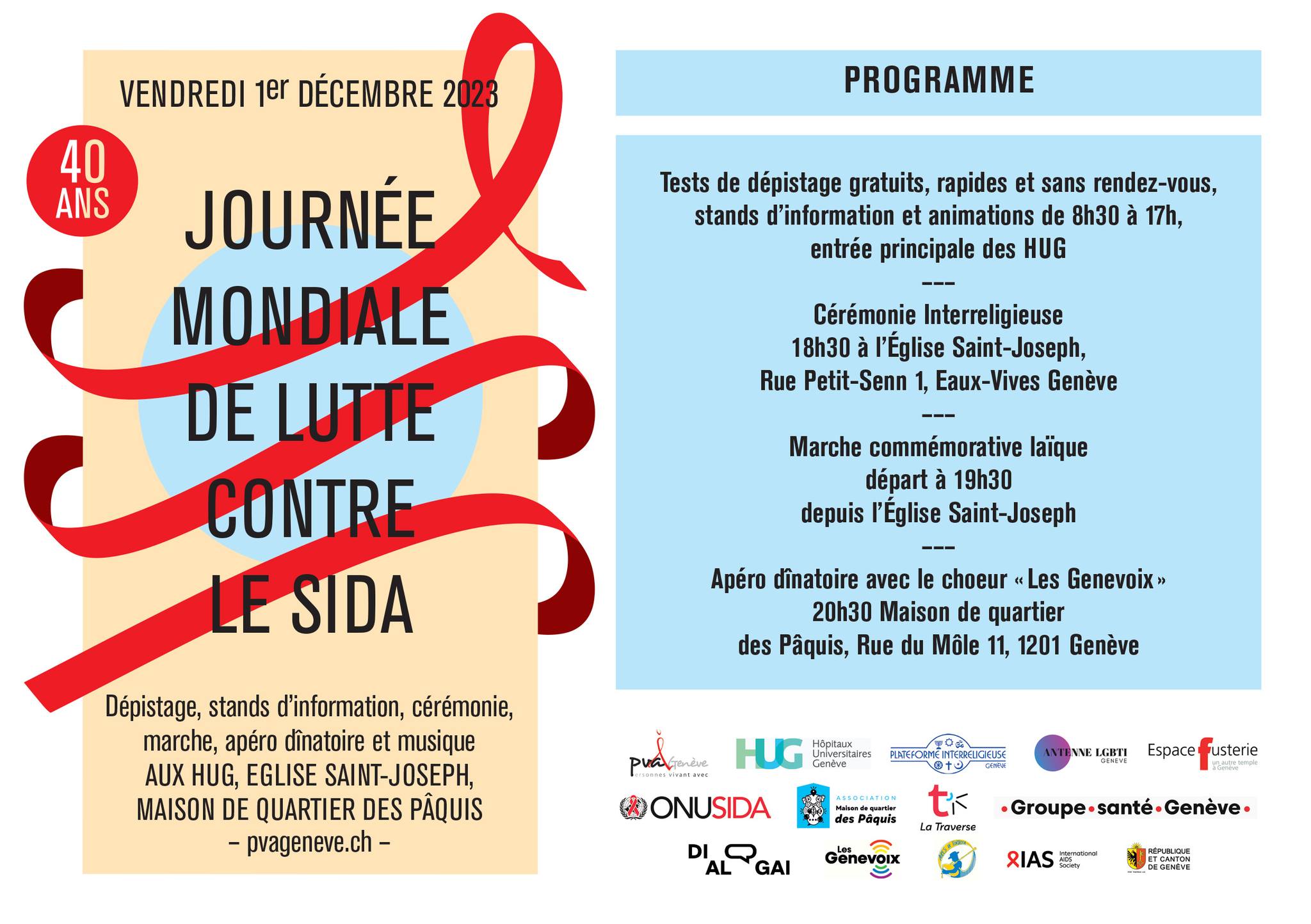 1er décembre - Journée mondiale de lutte contre le sida - dialogai